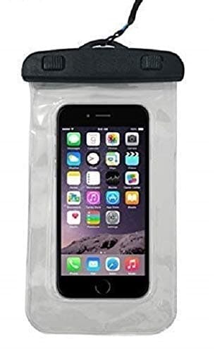 WebMedia TM Thermoplastic Polyurethane, Plastic Waterproof Dry Universal Mobile Cellphone Pouch Bag Cover for iPhone, Samsung, Pixel, Mi, Moto and the like up to 6.5 inches (Transparent)