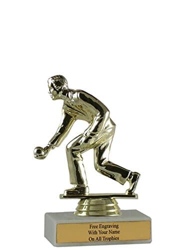 Bocce Ball Trophy - 5" Economy Style