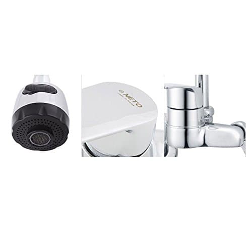 Kitchen Faucet Taps Chrome Pull Out Wall Mount Sink Faucet 2-function DS-402