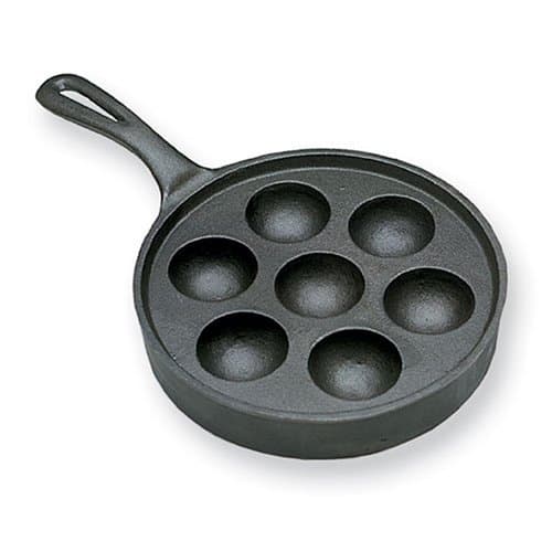SCI Scandicrafts 7-Cup Cast Iron Aebleskiver Pan by SCI Scandicrafts