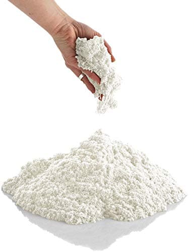 CoolSand White 2 Pounds Refill Pack - Moldable Indoor Play Sand in Resealable Bag