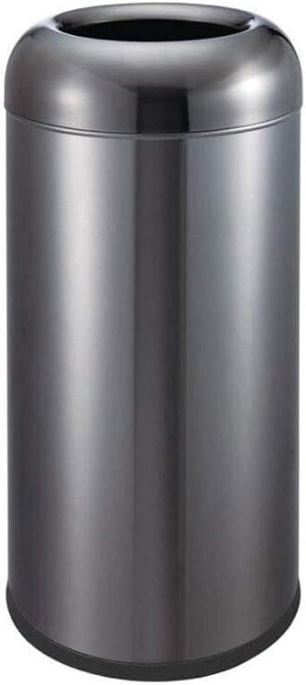 NAKEAHGarbage Bin With Detachable Inner Bin Stainless Steel Circular Garbage Bin Outdoor Hotel Mall Garbage Bin