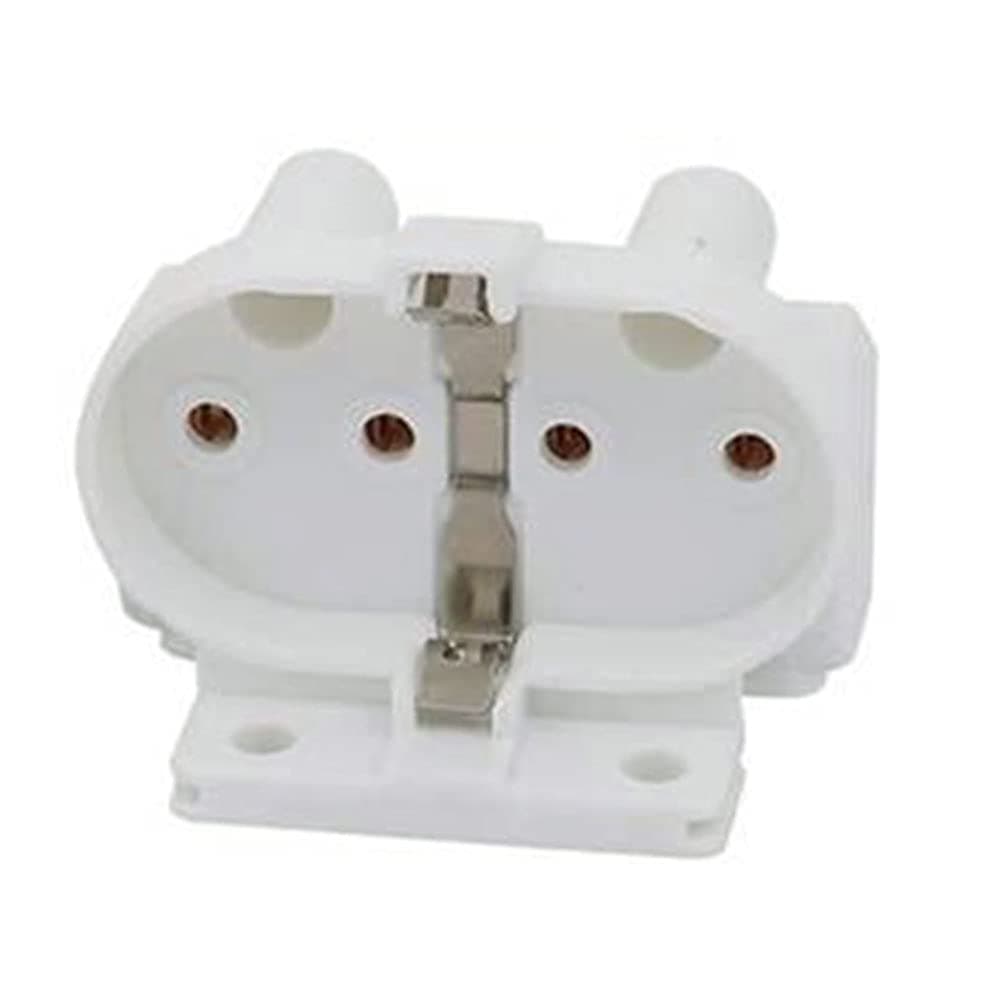 4 pin Lamp Socket Connector for 2G11 Socket, Fluorescent or LED Tube Lamp (Pack of 2)