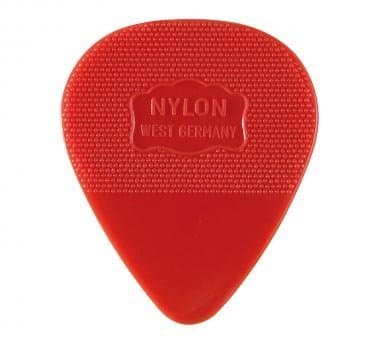 Guitar Pick Red Medium marked W. Germany