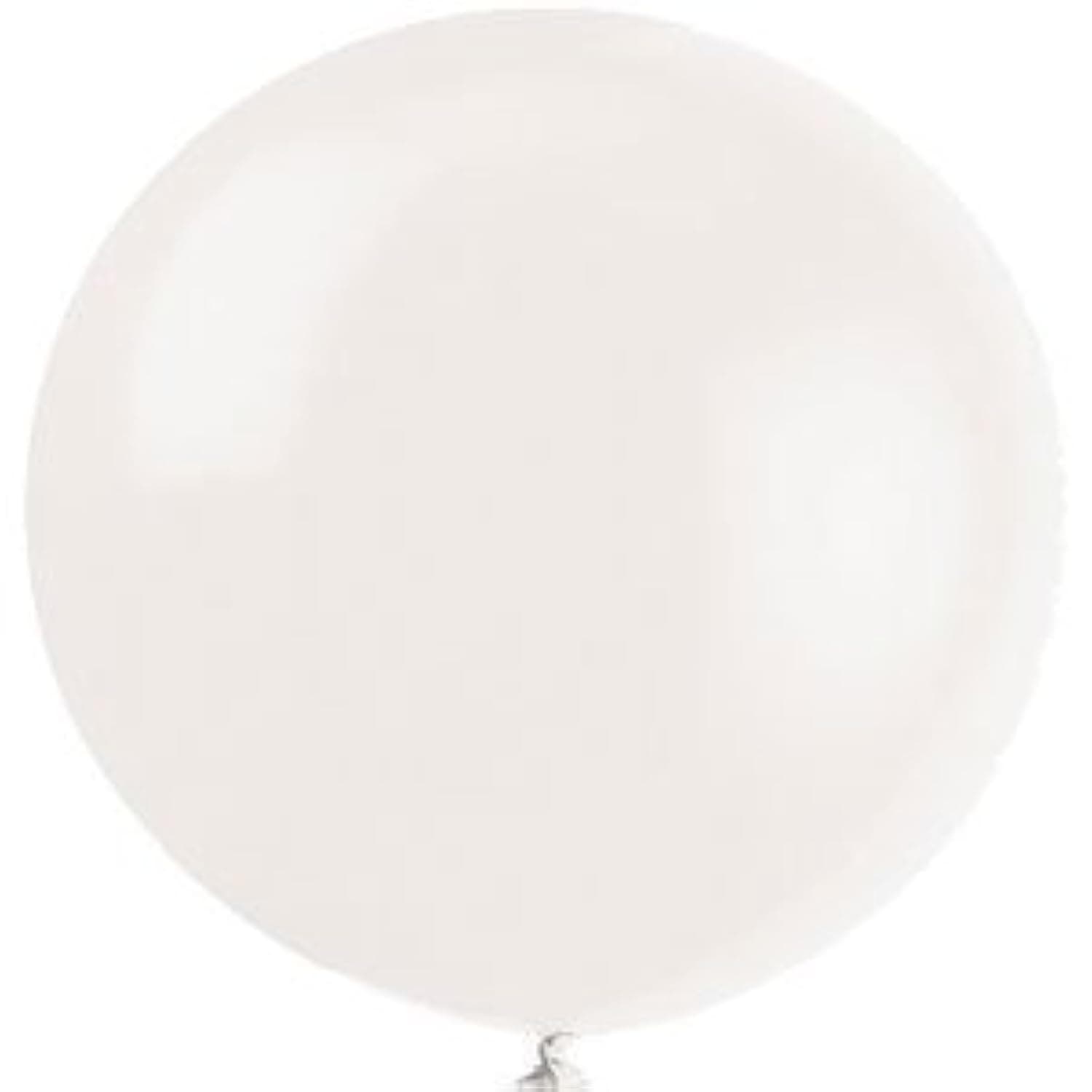 60 Inch White Latex Balloon