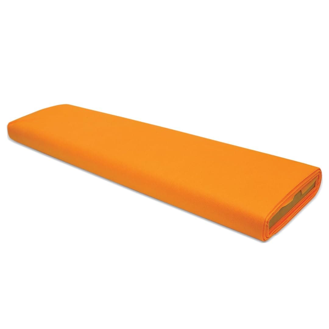 Fairfield OLY-Fun, Multi-Purpose Craft Fabric, Polypropylene Fabric for Sewing, Stenciling, Tying, and More, Craft Supplies, Orange Cursh, 10 Yard Bolt