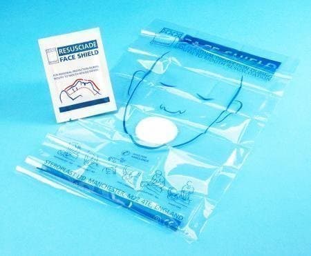 9589/100_SML Foiled Packed Resuscitation Face Shield, Pack of 10