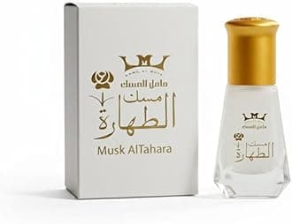 Musk Al Tahara – Pure White Arabian Perfume Oil | Premium Long-Lasting Fragrance | Alcohol-Free | Fresh & Elegant | 1 Pack (6ml) for Women