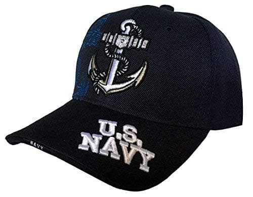 US Navy Anchor Naval Baseball 3D Embroidered Cap Hat