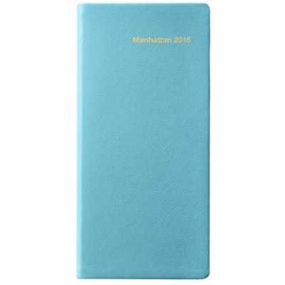 2016 Per Annum Pocket Diary Turquoise