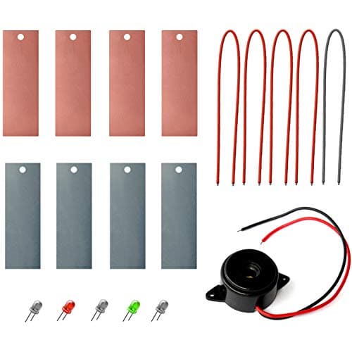 kit4curious salt water battery diy science experiment complete kit with instruction manual- Multi color