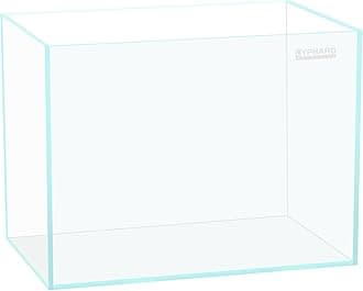 LYPHARD AQUARIUMS 2.9 Gallon Rimless Aquarium, Ultra Clear Glass Low Iron Aquarium Tank, Small Fish Tank for Betta, L11.8×W5.9×H9.8 Inches Thickness 5mm with EVA Foam Mat Included