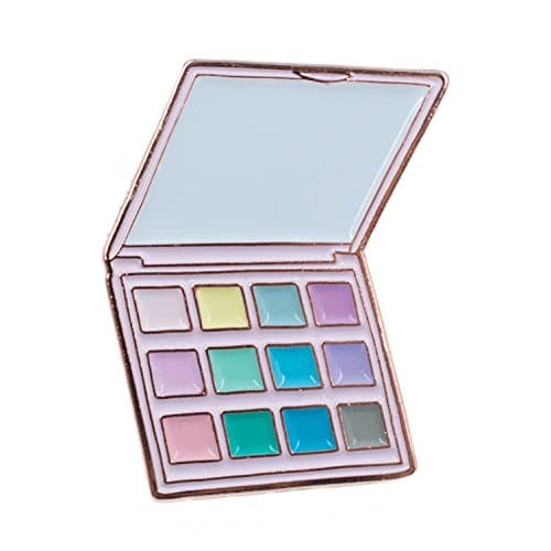 Makeup Palette Soft Enamel Lapel Pin (Pastel)