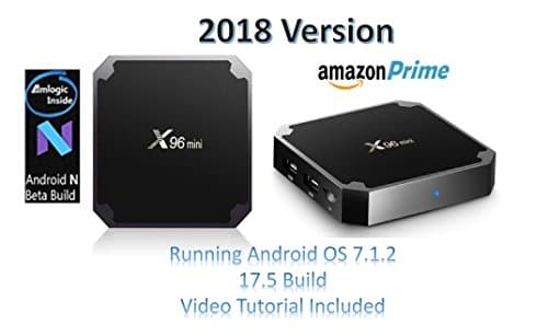 Unlock Jocks NEWEST 2018 4K X96 Mini Android TV Box Version 7.1.2 Kry 17.5 S905W Quad Core Powered by Amlogic 2GB/8GB Android 7.1.2 UHD WiFi & LAN VP9 DLNA H.265