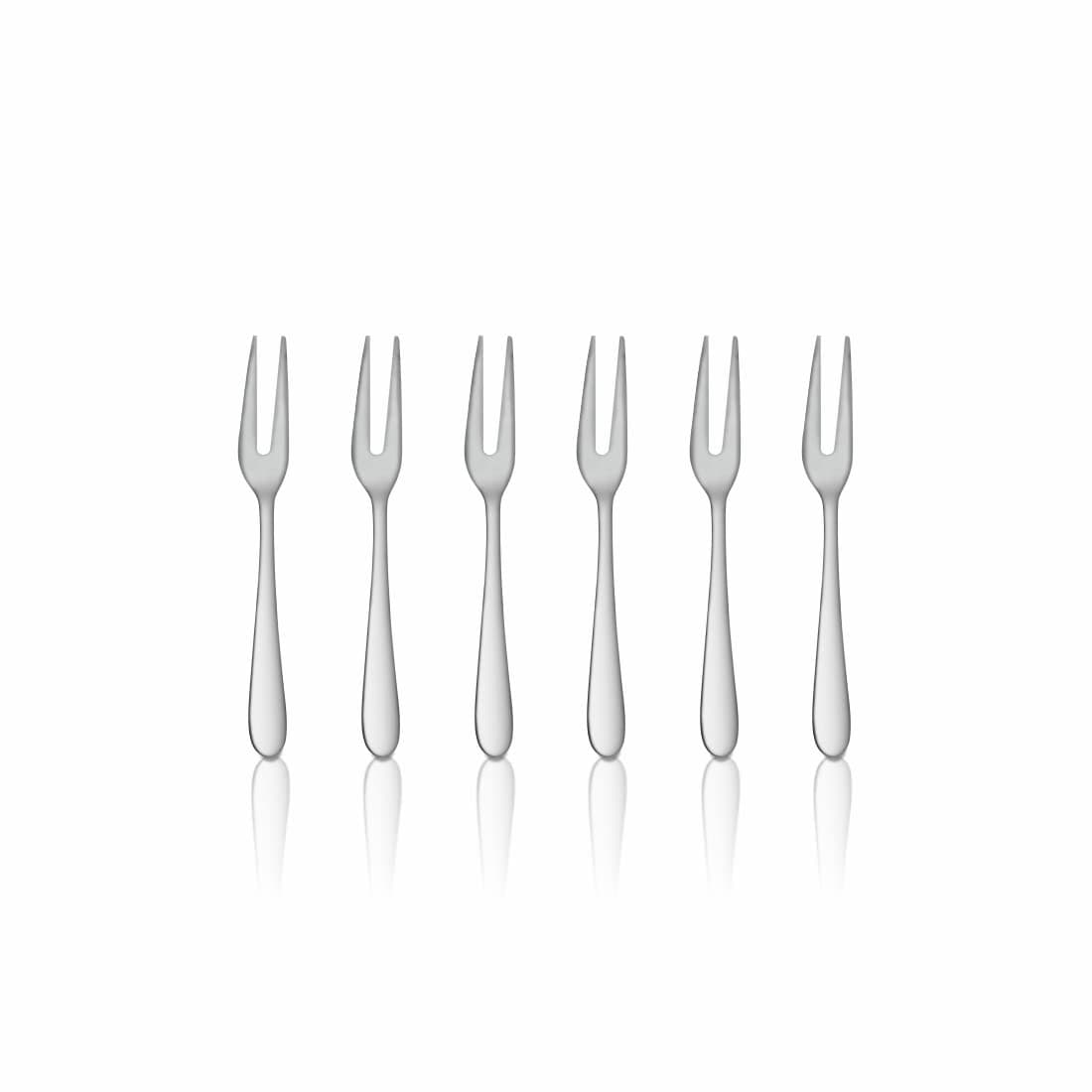 - Stainless Steel Jasmine Fruit Fork,6 Pieces