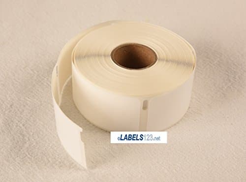 Rat Tail Style 4 Rolls for Price Tag with 400 Labels per Roll DYMO 30373 White Return 4XL Compatible