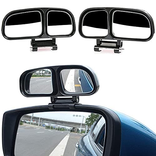CARIZO 360° Adjustable HD Blind Spot Mirror, Dual Convex Wide-Angle Side Rear View Left & Right for Enhanced Visibility Compatible with Maruti Suzuki Swift Dzire (Type-I) 2008-2012