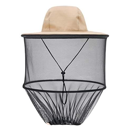 Head Net with Removable Mesh Hidden Netting, Design for Outdoor Fishing Gardening