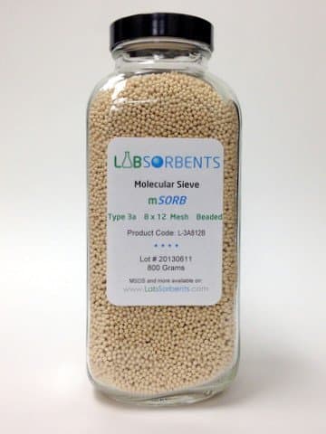 Molecular Sieve mSORB 3A 8x12 Mesh Bead
