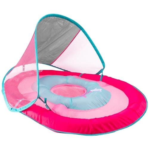 SwimWays Baby Spring Float w/ Canopy - Pink