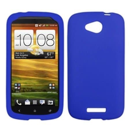 Asmyna HTCONEVXCASKSO055 Slim and Soft Durable Protective Case for HTC One VX - 1 Pack - Retail Packaging - Electric...