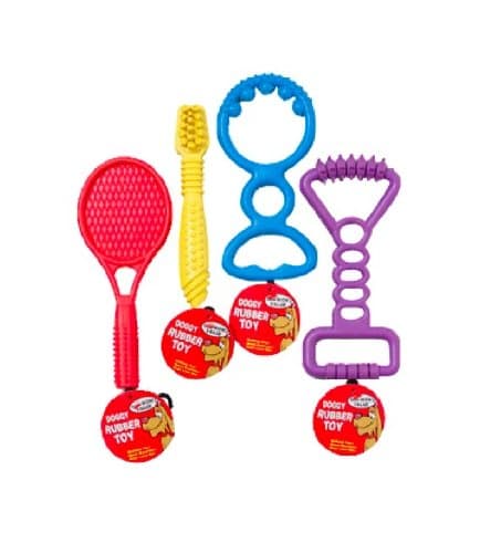 Doggy Pull Toys, Set of 4