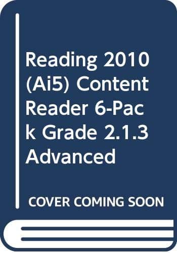 Reading 2010 (Ai5) Content Reader 6-Pack Grade 2.1.3 Advanced