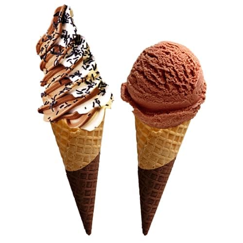 AussieBlends Waffle Ice Cream Cones Bulk For Soft Serve, Gelato, and Scooped ...
