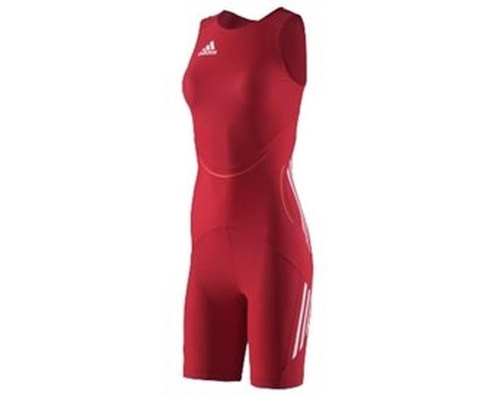 adidas Performance WR Class Wrestling Suit, Red