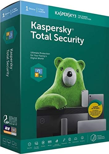 Kaspersky Total Security - 1 User, 1 Year (CD)+Microsoft Office 365 Personal for 1 user (Windows/Mac), 12-month / 1 Year Subscription (Activation Key Card)