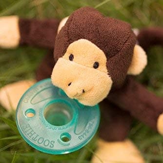 WubbaNub Brown Monkey Pacifier