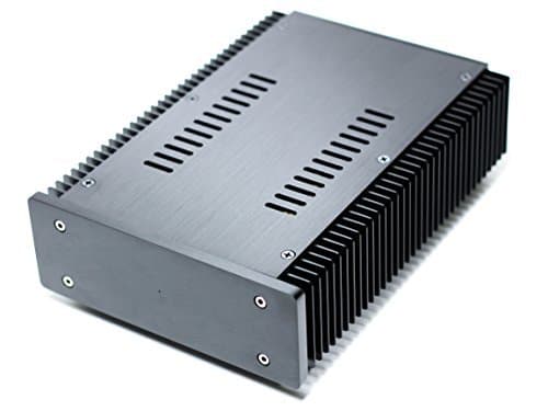 HDPLEX 100W Linear Power Supply for Audio PC and CAPS-19V/12V/Adjustable 9V/5VDC Output Black Faceplate