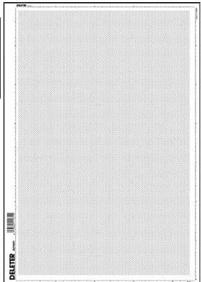 Screen Tone JR-103 [Dot Pattern 42.5L/10%][Sheet Size 182 x 253 mm (7.16"x 9.96")] for Comic Manga Illustration