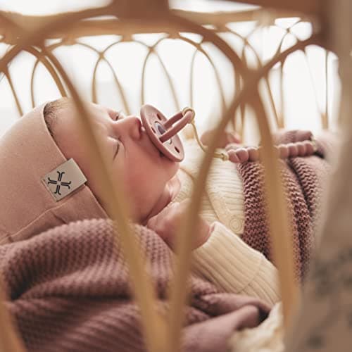 Organic Knit Cotton Blanket (Plum)