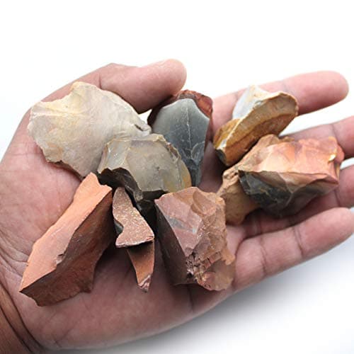 Madagascar Minerals Polychrome Jasper (aka Desert Jasper) Gem Decor Rough (11 LB)