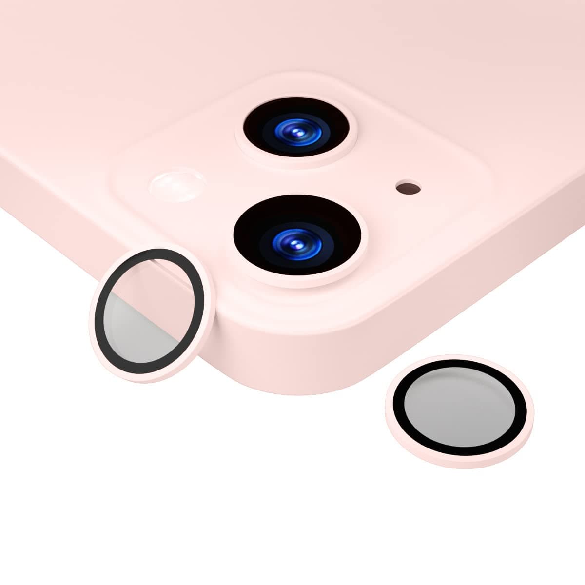 Sapphire Camera Lens Protector for iPhone 13 Series Anti-Scratch (For iPhone 13/13 mini, Pink)