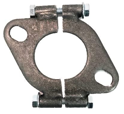 2" inch Exhaust Flange Flat Oval Split Repair Replacement Khaos Motorsports