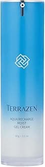 Terrazen Aqua Recharge Moist Gel Cream, 2.11 fl.oz.(60g), Balancing Aqua Gel Cream with Biotics, 7-Hyaluronic Acid, Green Tea, Hydrating, Soothing, Balancing, Protecting
