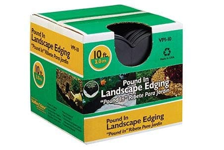 Valley View VPI-10 No Dig Earth Lawn Edging, 10' Long, Black