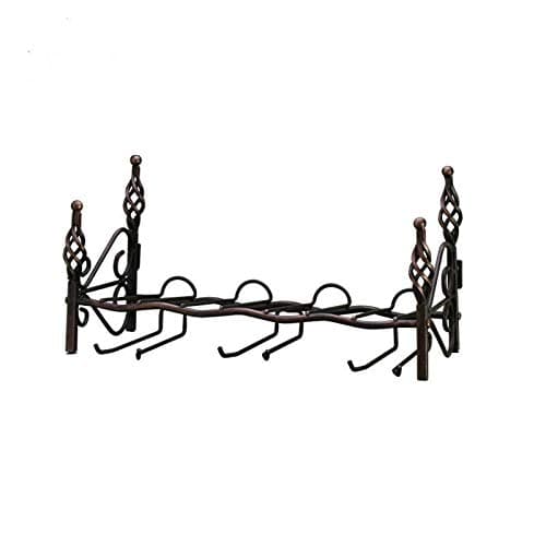ZWENDE Wine Glass Rack Wall-mounted Wine Rack Creative Practical, Four-bottle Six-cup Wine Rack Shelf Hanging Shelf.