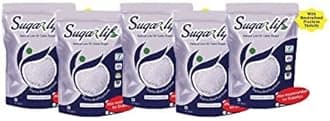 Sugarlif Low GI Sugar | Herbal Cane Sugar | Free From Chemicals,| Artificial Sweetener Substitute | Low Glycemic Index (GI)(375g - Pack Of 5)