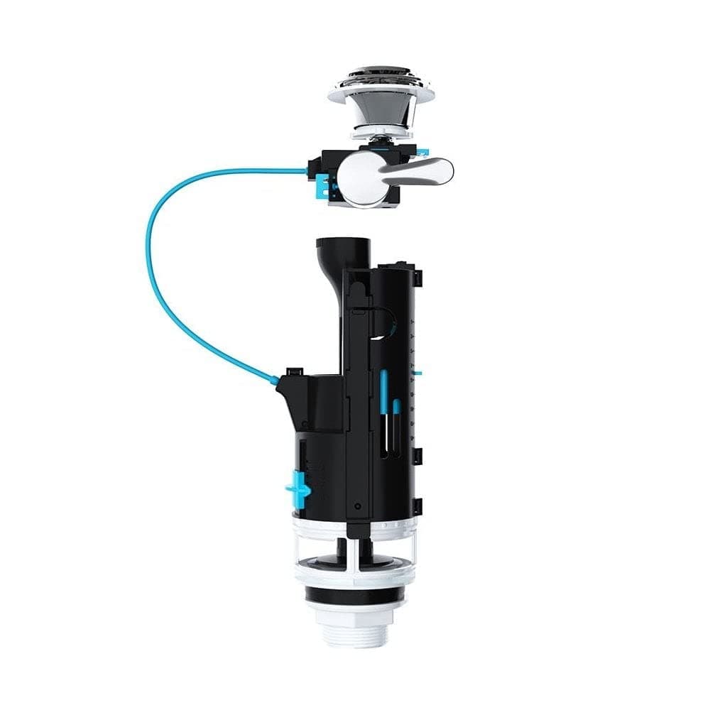 Button & Handle Dual Flush Valve Plastic Fittings Plumbing Accessory