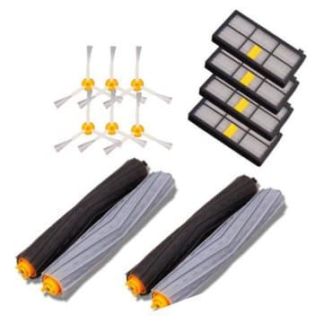 Replacement Brush Filter Kit for Irobot Roomba 800/900 Series Vacuum Cleaning Robots - 14 Pieces