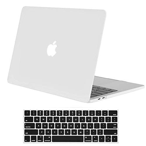 Skyera 13 Inch MacBook Pro Case/Keyboard Cover- Plastic Rubber Cases for Apple MacBook Pro 13 Inch with/Without Touch Bar and Touch ID- Laptop Covers for A2159 A1989, A1706, A1708, 2016-2019 Release