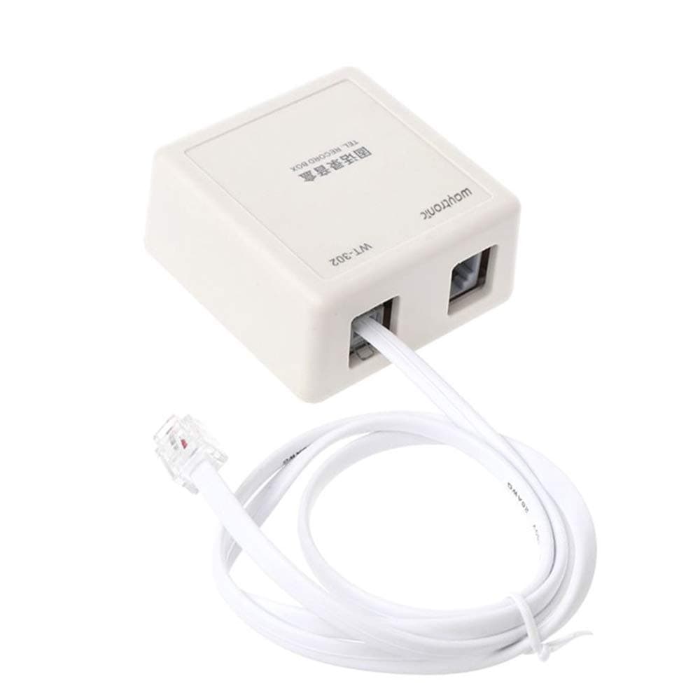 Landline Phone Call Recorder Device, Automatic Digital Call Recorder on Analog Lines, Auto Answering Messages and No Memory Card Needed