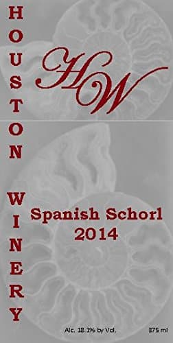 2014 Houston Winery Spanish Schorl 375 mL