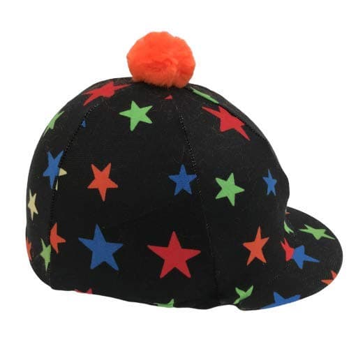 Fusion hat range Black with Coloured Stars