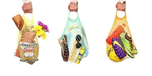 Gadgit Girlz ITZY Colors 3 Pack - Reuseable, Stretchable Bags - White, Black, and Purple