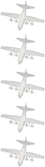 5PCS C-130 Hercules Military Transport Aircraft Resin Model – 1/2000 1/700 1/400 1/350 Scale 3D Model for Collectors(1/2000(12mm))