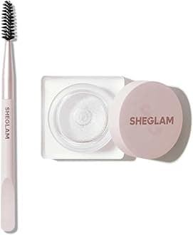 Makeup - Set Me Up Eyebrow Hold Gel - Long-Lasting, Waterproof and Extreme Hold Wax with Double-ended Brow Brush (Crystal Clear), 1.0 count, 1